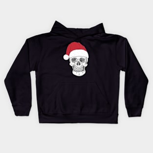 Santa Skull Kids Hoodie